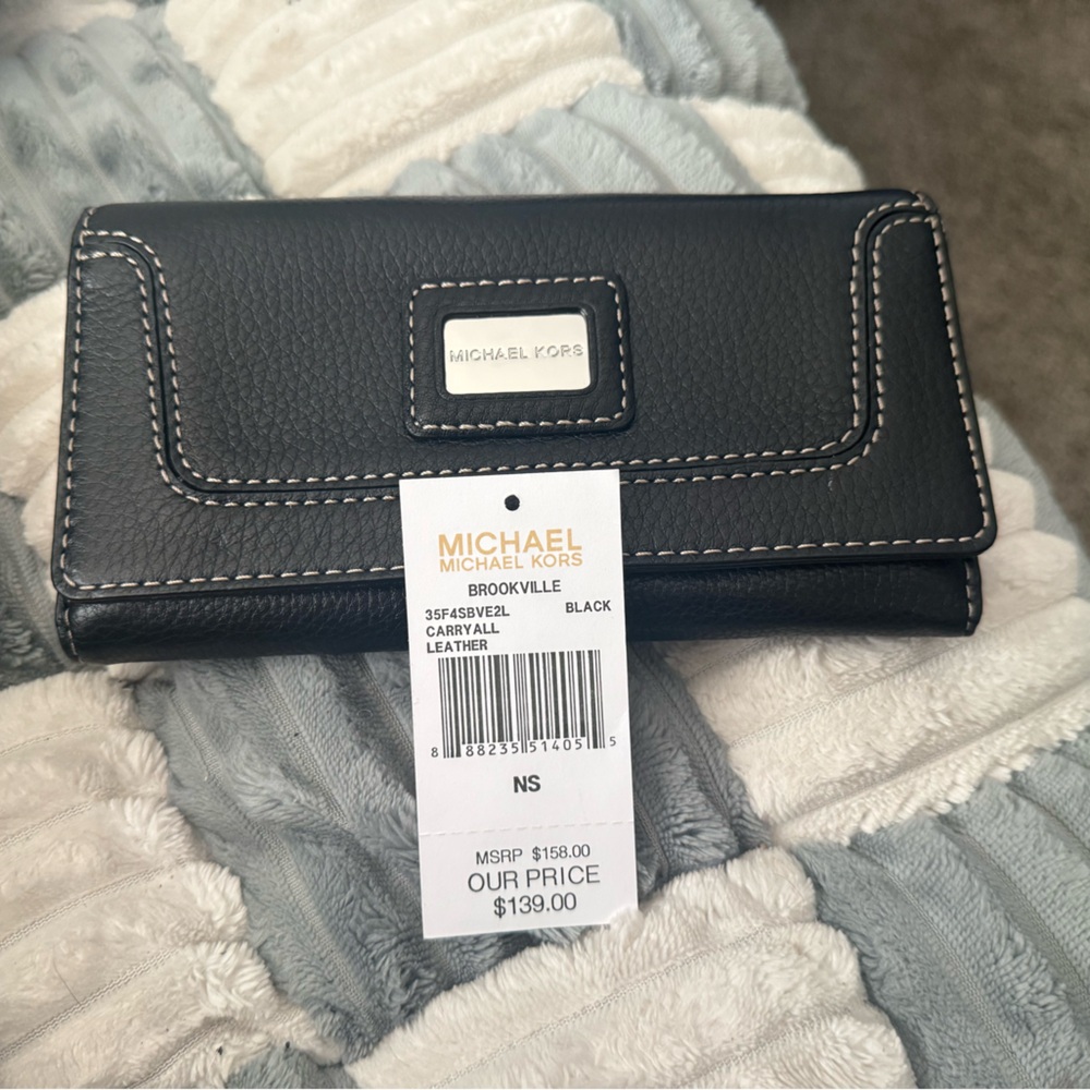 Michael Kors Black Leather Wallet